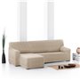 Housse pour chaise longue accoudoir long gauche Eysa ROC Beige 120 x 120 x 360 cm