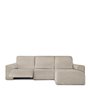 Housse pour chaise longue accoudoir court droit Eysa ROC Blanc 120 x 120 x 360 cm