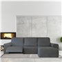 Housse pour chaise longue accoudoir court droit Eysa ROC Gris foncé 120 x 120 x 360 cm