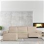 Housse pour chaise longue accoudoir long gauche Eysa ROC Beige 120 x 120 x 360 cm