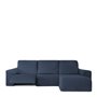 Housse pour chaise longue accoudoir court droit Eysa ROC Bleu 120 x 120 x 360 cm