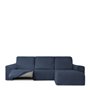 Housse pour chaise longue accoudoir court droit Eysa ROC Bleu 120 x 120 x 360 cm