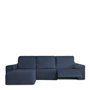 Housse pour chaise longue accoudoir long gauche Eysa ROC Bleu 120 x 120 x 360 cm