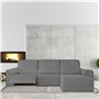 Housse pour chaise longue accoudoir court droit Eysa ROC Gris clair 120 x 120 x 360 cm