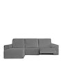 Housse pour chaise longue accoudoir long gauche Eysa ROC Gris clair 120 x 120 x 360 cm