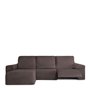 Housse pour chaise longue accoudoir long gauche Eysa ROC Marron 120 x 120 x 360 cm