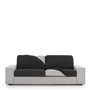 Housse de coussin Eysa THOR Gris foncé 85 x 15 x 60 cm Canapé