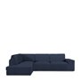 Housse pour chaise longue accoudoir long gauche Eysa ROC Bleu 110 x 120 x 500 cm