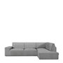 Housse pour chaise longue accoudoir long droit Eysa ROC Gris clair 110 x 120 x 500 cm