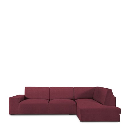 Housse pour chaise longue accoudoir long droit Eysa ROC Tuile Rouge foncé 110 x 120 x 500 cm