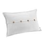 Housse de coussin Alexandra House Living Banús Blanc 50 x 75 cm