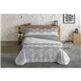 Parure de couette Hosteline Mojacar Gris Lit ½ persones 3 Pièces