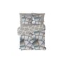 Housse de Couette Pierre Cardin Lucas Gris 144 Fils 150 x 230 cm