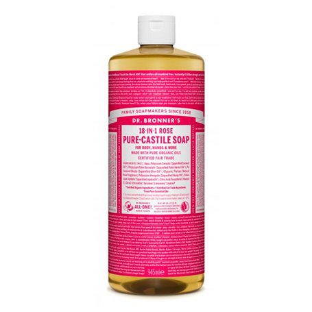 Savon liquide Dr Bronner's 945 ml Roses