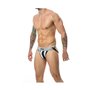 Tanga Mob Eroticwear Blanc Noir S