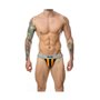 Tanga Mob Eroticwear Noir Orange S