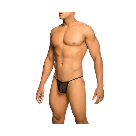 Tanga Mob Eroticwear Noir S/M