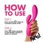 Vibration de Stimulation Double XR Rose Silicone