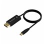 Adaptateur USB-C vers DisplayPort Aisens A109-0686 Noir 80 cm