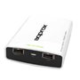 Power Bank approx! APPPB78EVW 7800 mAh 2 x USB Micro USB 5 V 1-2 A Blanc Noir/Blanc