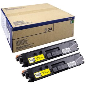 Toner original Brother TN-329YTWIN Jaune Noir