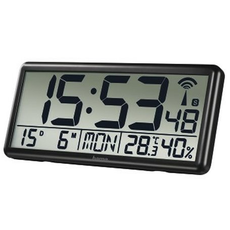 Horloge Murale Hama Jumbo Noir Plastique