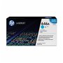 Toner original HP 646A Cyan Bleu/Blanc