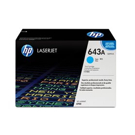 HP 643A toner LaserJet cyan authentique