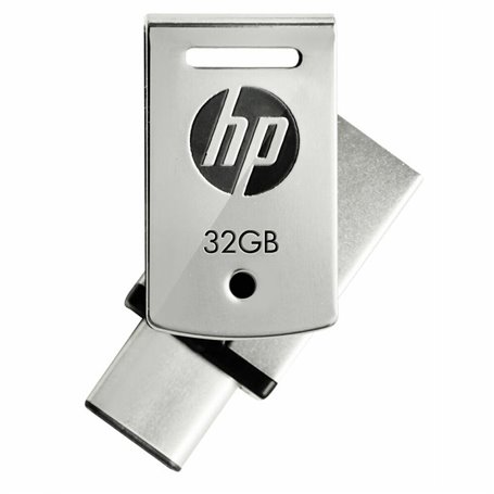 Clé USB HP HPFD5000M-32 Argenté Acier 32 GB (1 Unité) 32GB