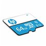 Carte Mémoire Micro SD avec Adaptateur HP HP-MSDCWAU1-64GB 16 GB 64 GB Cours 10 100 Mb/s