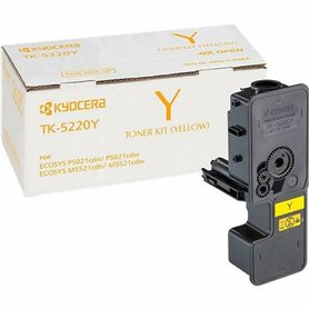 KYOCERA TK-5220Y Cartouche de toner 1 pièce(s) Original Jaune