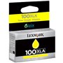 Cartouche d'encre originale Lexmark 100 XLA Jaune