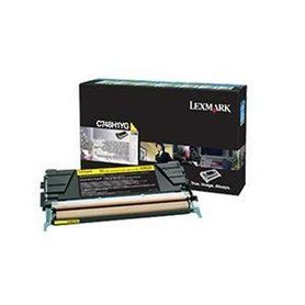 Toner Lexmark C748H1YG Jaune Noir