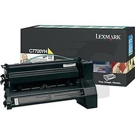 Toner Lexmark C7700YH Jaune