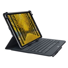 Logitech Universal Folio Noir Bluetooth QWERTY Espagnole