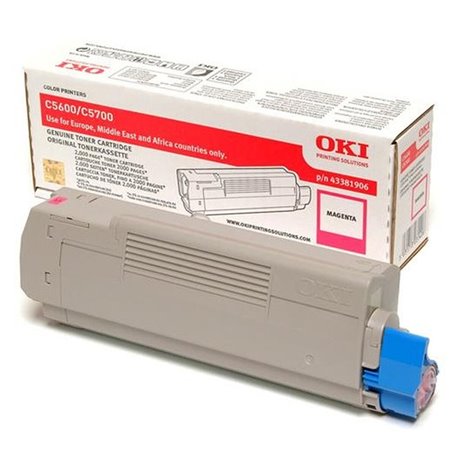 Toner original OKI 43381906 Magenta