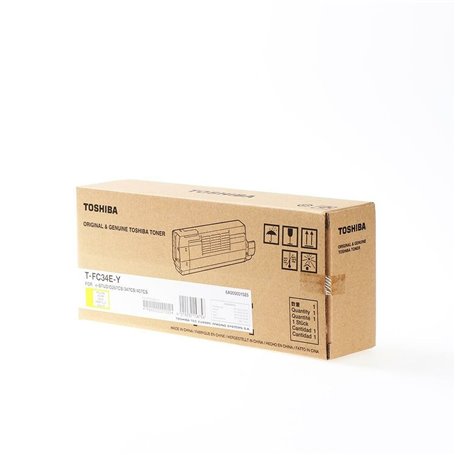 Toner original Toshiba T-FC34EY Jaune Blanc