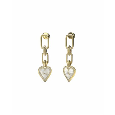 Boucles d´oreilles Femme Guess JUBE03236JWYGRHT-U Acier inoxydable 2 cm