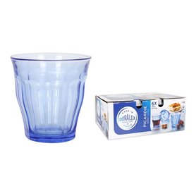 Set de Verres Duralex Picardie Verre Bleu 250 ml (6 Unités)