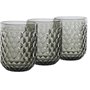 Set de Verres Home ESPRIT Gris Verre 240 ml (6 Unités)