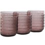 Set de Verres Home ESPRIT Rose Verre 240 ml (6 Unités)