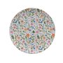 Assiette plate Versa Polyéthylène RPET Fleurs Ø 25 cm