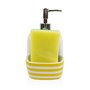 Distributeur de Savon Versa Jaune Céramique Rayures 9