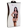 Ensemble de Lingerie S Pleasures Noir/Gris (Taille unique)