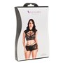 Ensemble de Lingerie S Pleasures Noir (Taille unique)