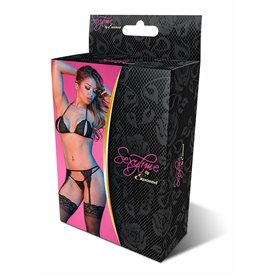 Ensemble de Lingerie Exposed Noir (L/XL)