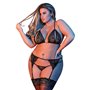 Ensemble de Lingerie Exposed Noir (L/XL)