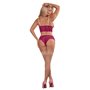 Ensemble de Lingerie Exposed Rose Bordeaux (L/XL)