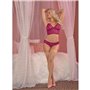 Ensemble de Lingerie Exposed Rose Bordeaux (L/XL)