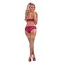 Ensemble de Lingerie Exposed Rose Bordeaux (L/XL)